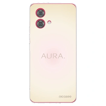 Picasee silikonska prozirna maskica za Motorola Moto G84 5G - Aura