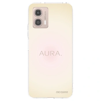 Picasee silikonska prozirna maskica za Motorola Moto G53 5G - Aura