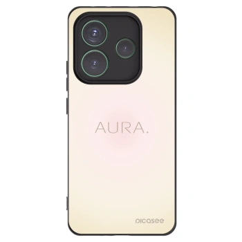 Picasee crna silikonska maskica za Xiaomi Redmi Note 14 5G - Aura