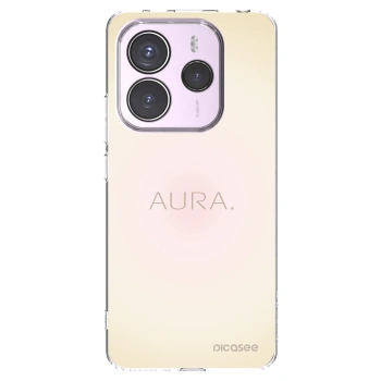 Picasee silikonska prozirna maskica za Xiaomi Redmi Note 14 5G - Aura
