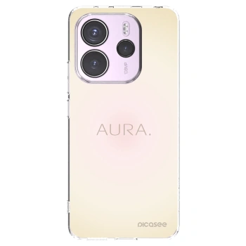 Picasee silikonska prozirna maskica za Xiaomi Redmi Note 14 4G - Aura