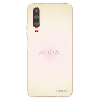 Picasee silikonska prozirna maskica za Huawei P30 - Aura