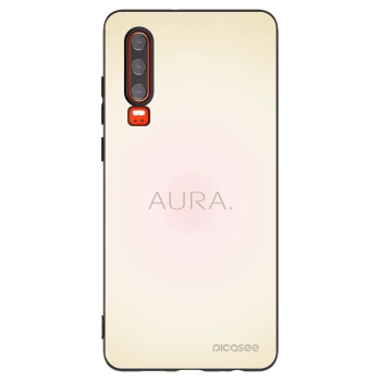 Picasee crna silikonska maskica za Huawei P30 - Aura