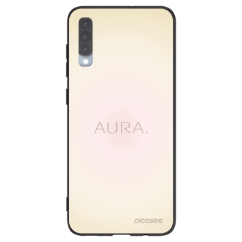 Picasee crna silikonska maskica za Samsung Galaxy A70 A705F - Aura