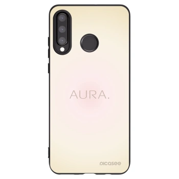 Picasee crna silikonska maskica za Huawei P30 Lite - Aura