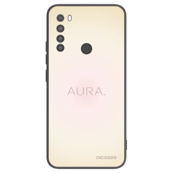 Picasee crna silikonska maskica za Xiaomi Redmi Note 8 - Aura