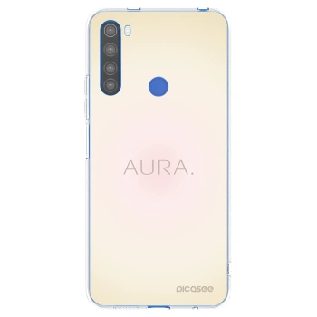 Picasee silikonska prozirna maskica za Xiaomi Redmi Note 8T - Aura