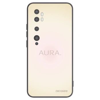 Picasee crna silikonska maskica za Xiaomi Mi Note 10 (Pro) - Aura