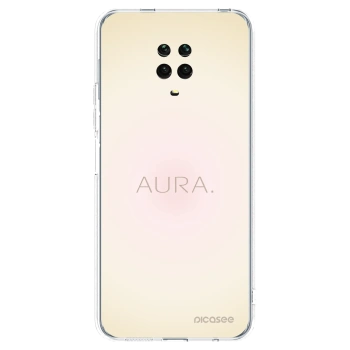 Picasee silikonska prozirna maskica za Xiaomi Redmi Note 9 Pro - Aura