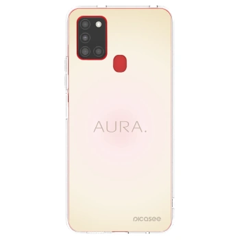 Picasee silikonska prozirna maskica za Samsung Galaxy A21s - Aura