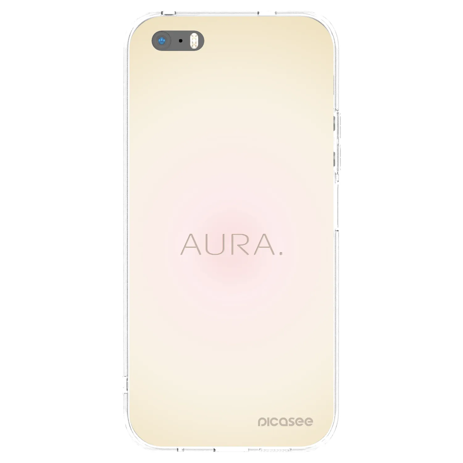 Picasee silikonska prozirna maskica za Apple iPhone 5/5S/SE - Aura