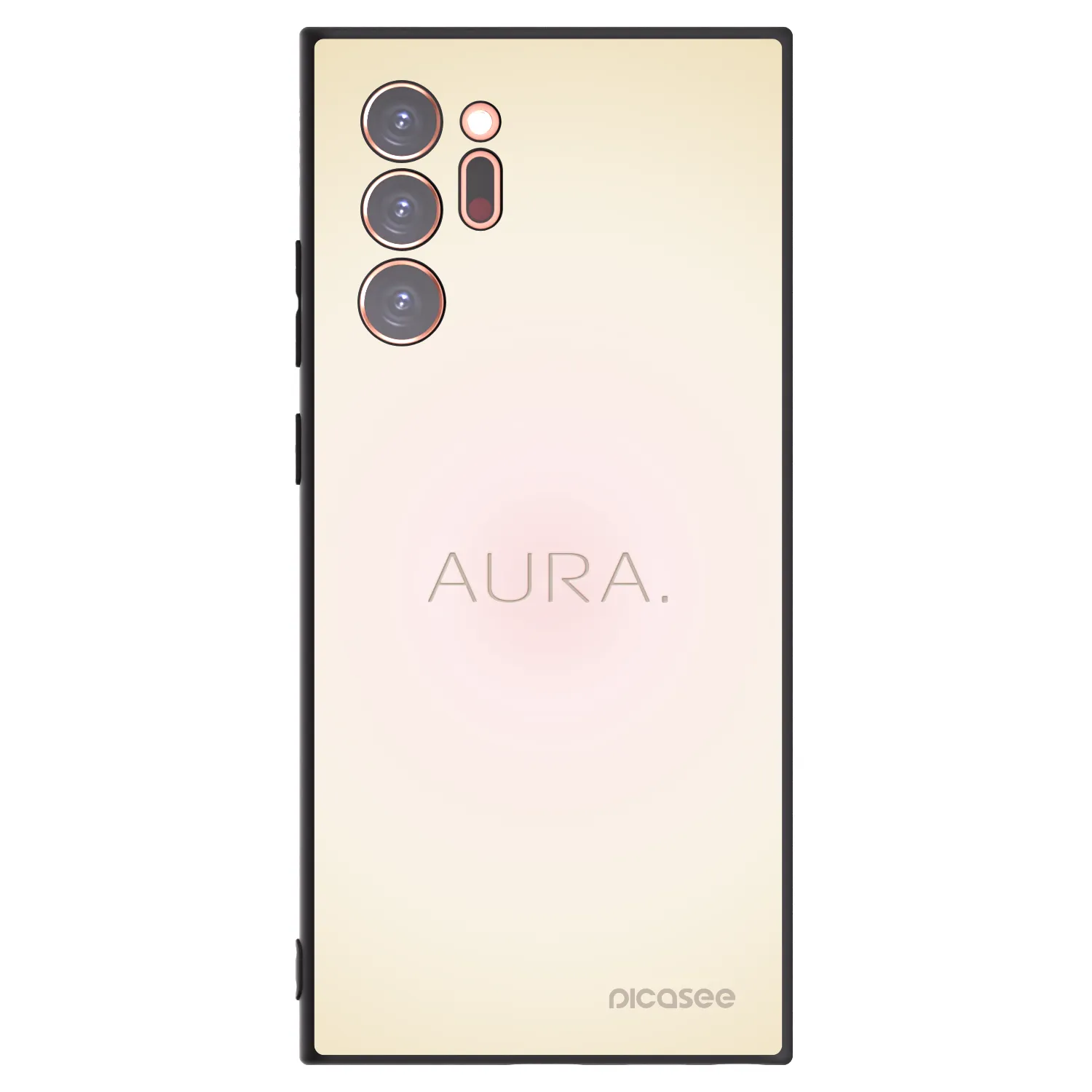 Picasee crna silikonska maskica za Samsung Galaxy Note 20 Ultra - Aura