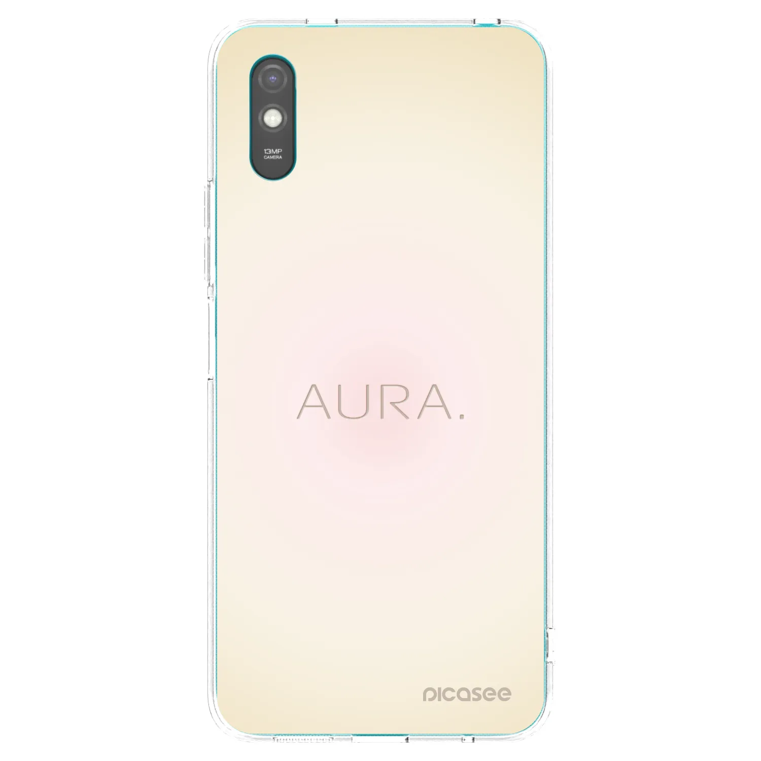 Picasee silikonska prozirna maskica za Xiaomi Redmi 9A - Aura