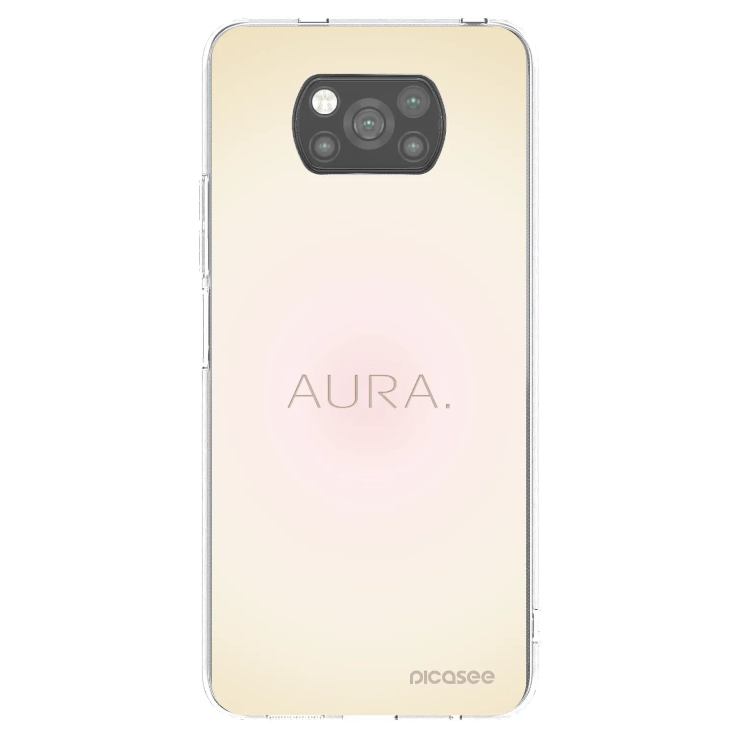 Picasee crna silikonska maskica za Xiaomi Poco X3 - Aura