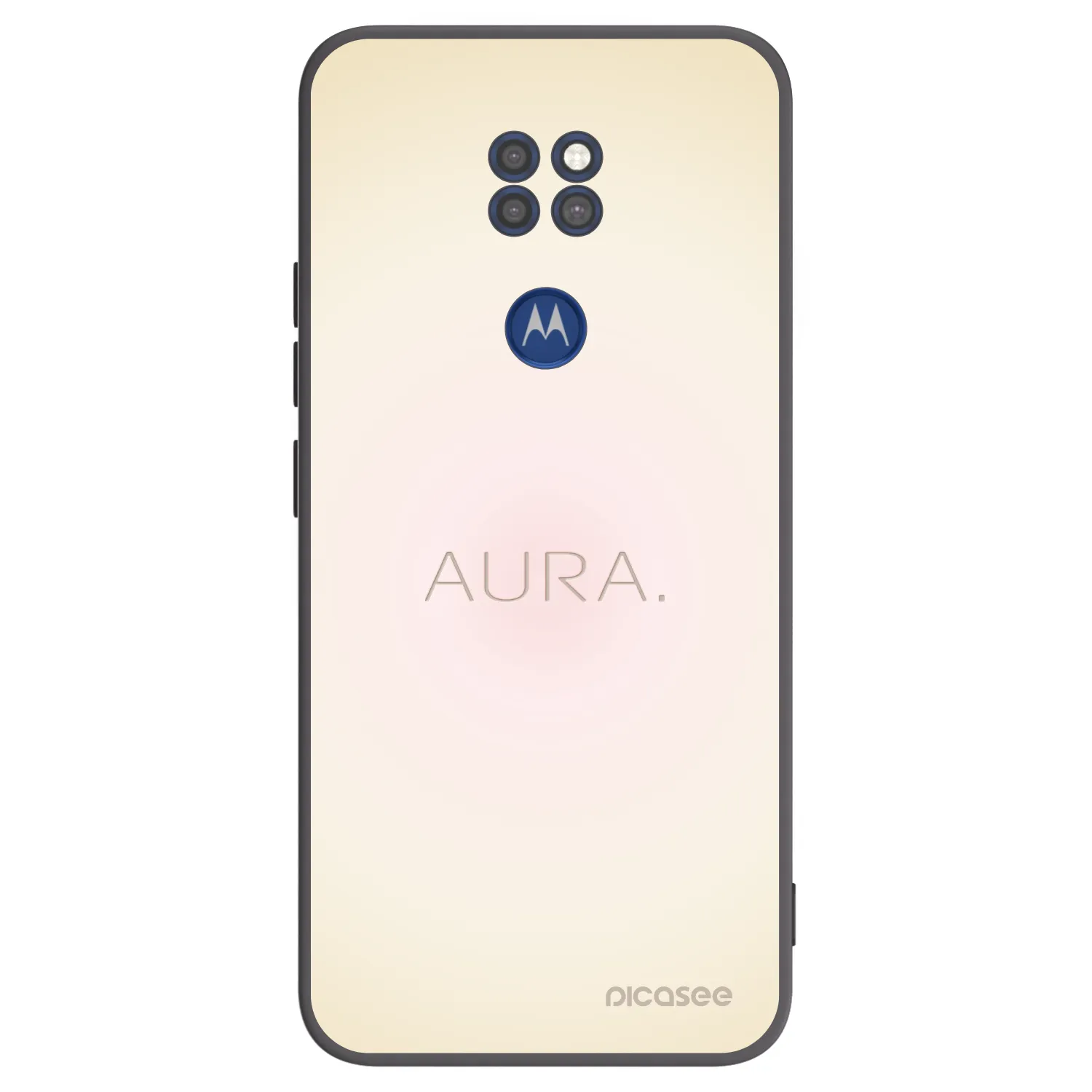 Picasee crna silikonska maskica za Motorola Moto G9 Play - Aura
