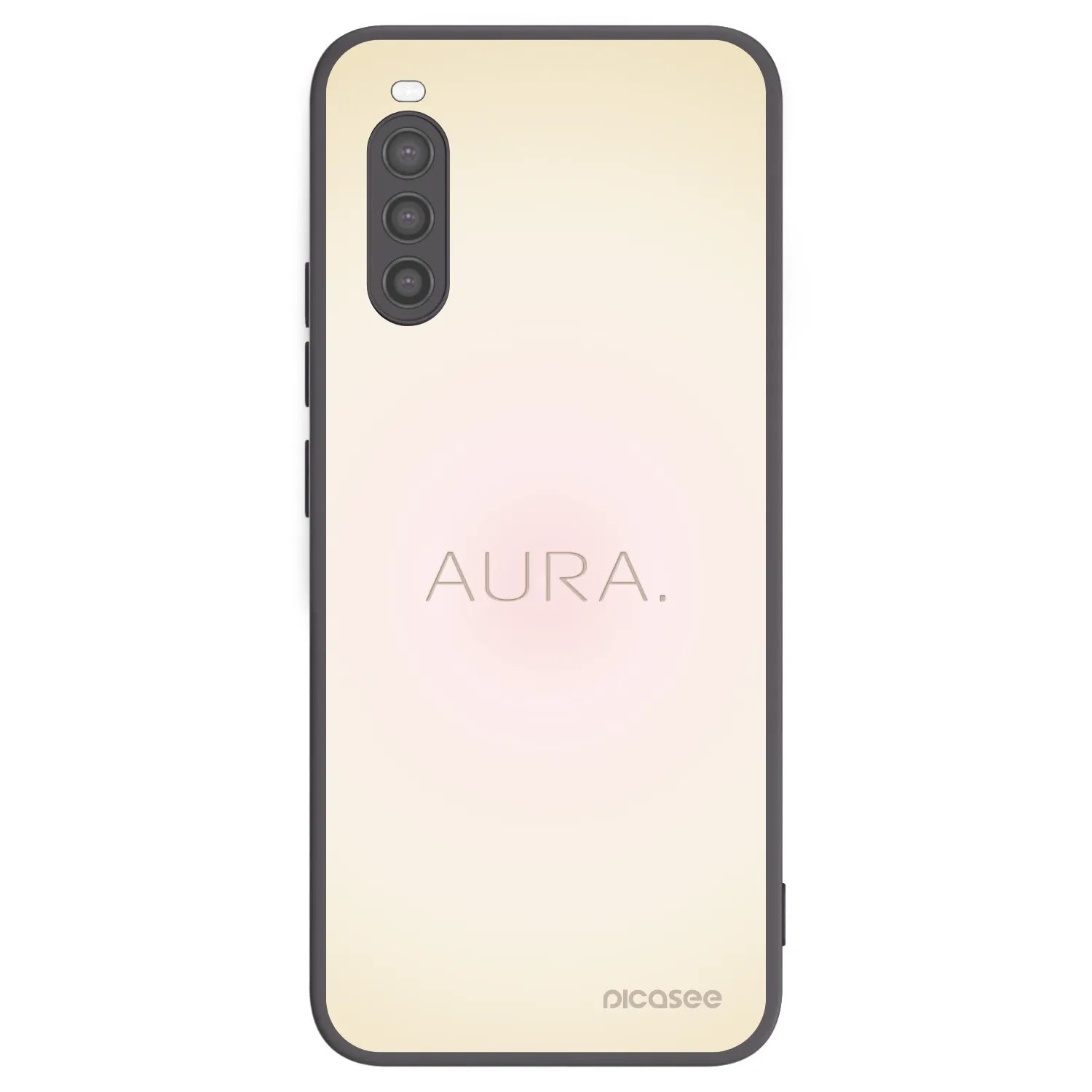 Picasee crna silikonska maskica za Sony Xperia 10 II - Aura