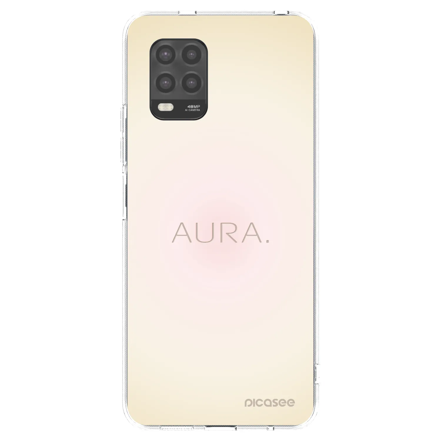 Picasee silikonska prozirna maskica za Xiaomi Mi 10 Lite - Aura