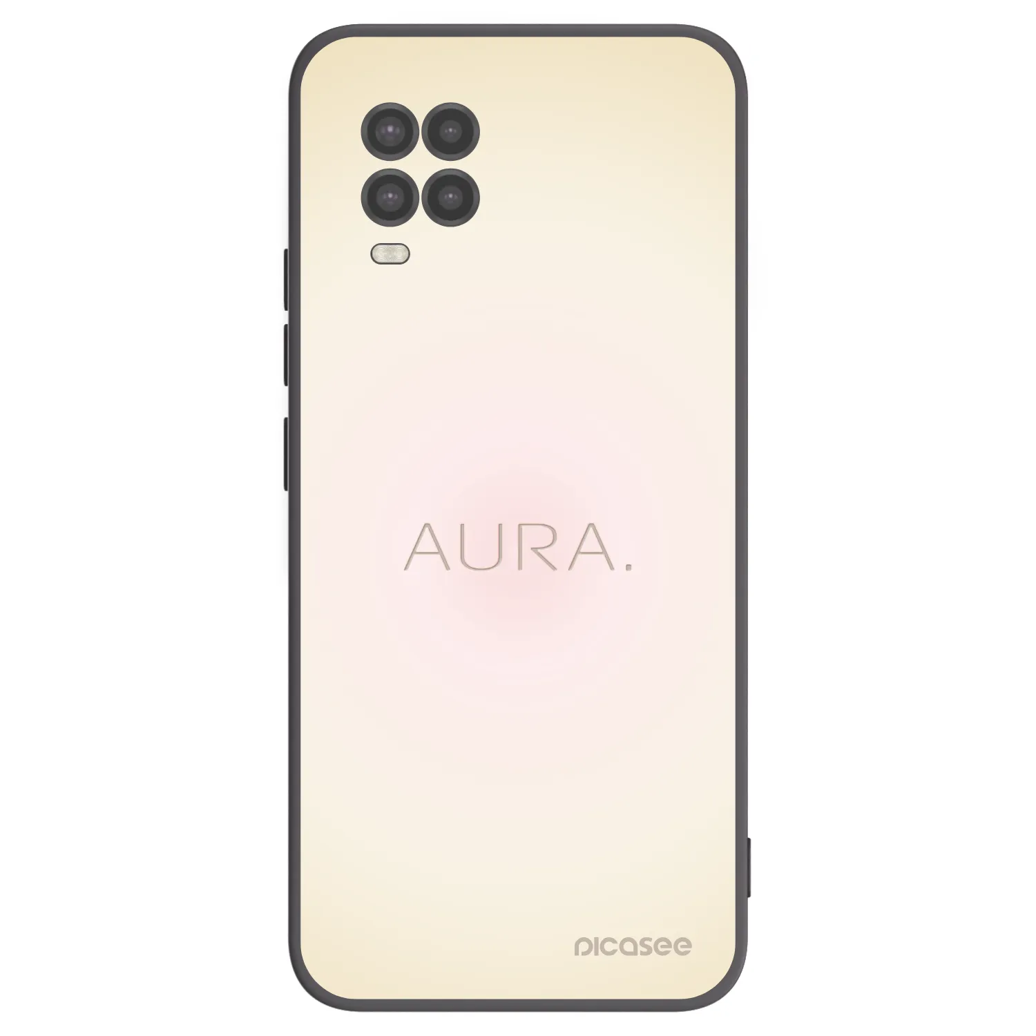 Picasee crna silikonska maskica za Xiaomi Mi 10 Lite - Aura