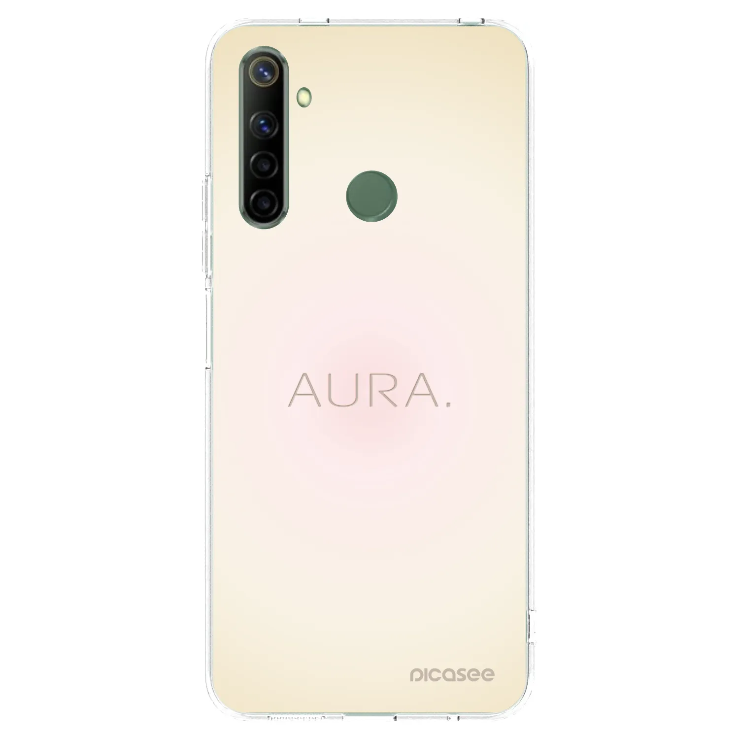 Picasee silikonska prozirna maskica za Realme 6i - Aura