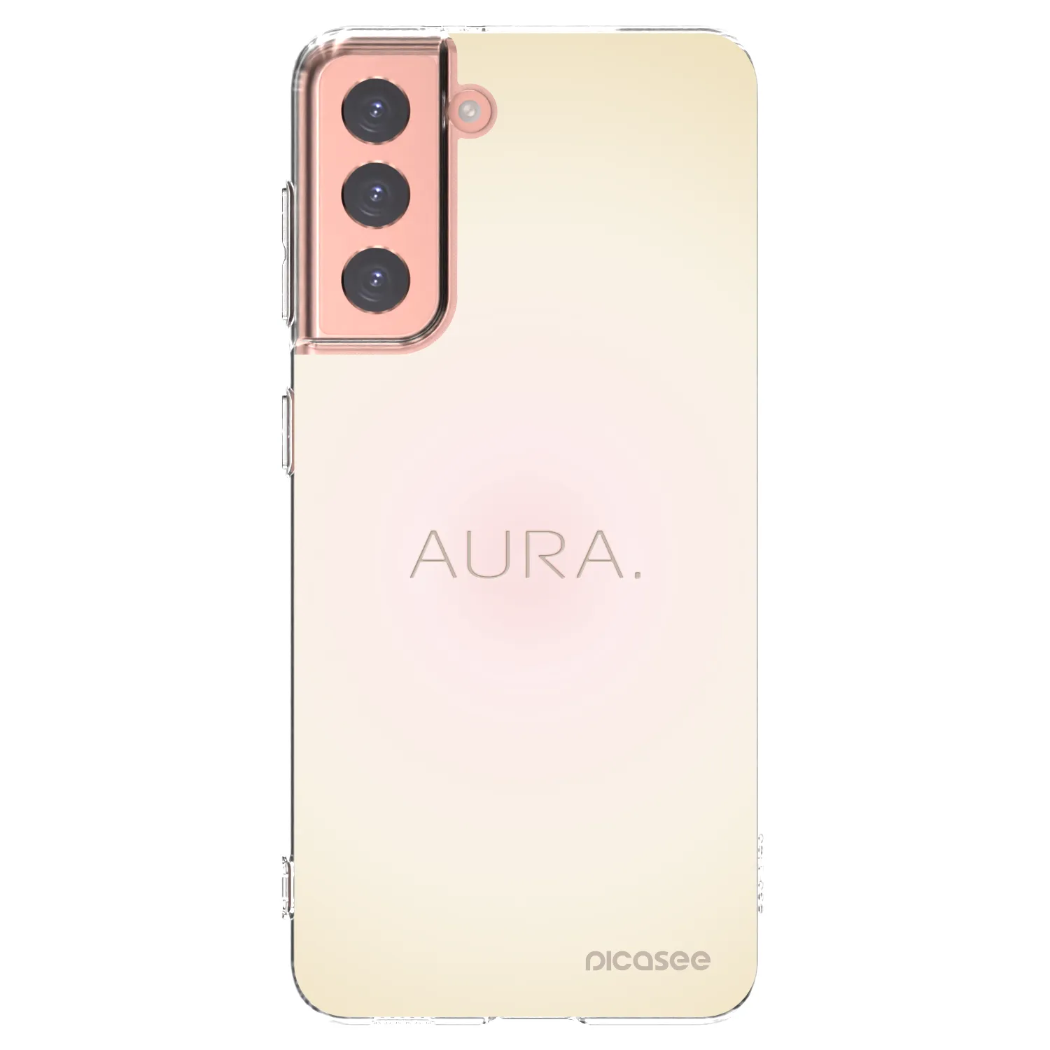 Picasee silikonska prozirna maskica za Samsung Galaxy S21 5G G991B - Aura
