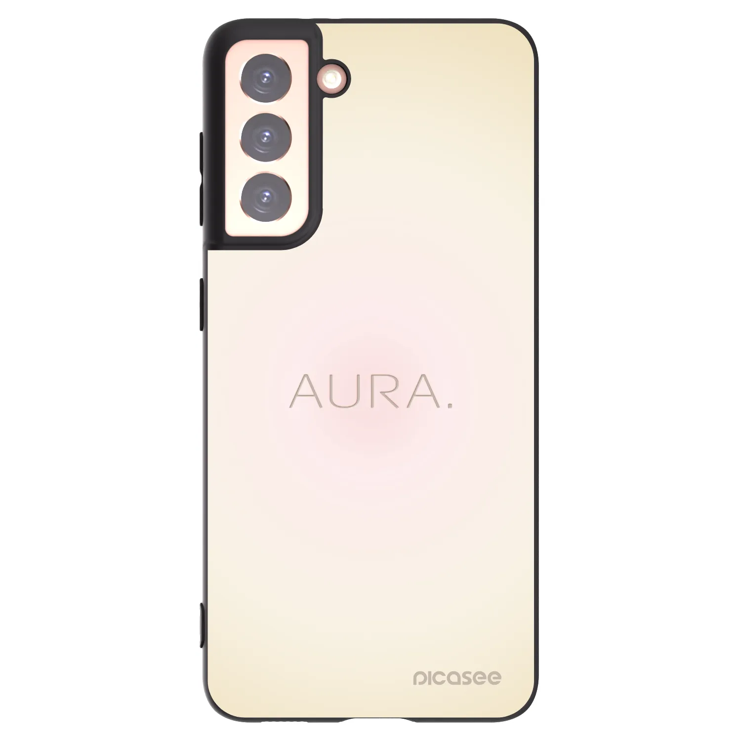 Picasee crna silikonska maskica za Samsung Galaxy S21 5G G991B - Aura
