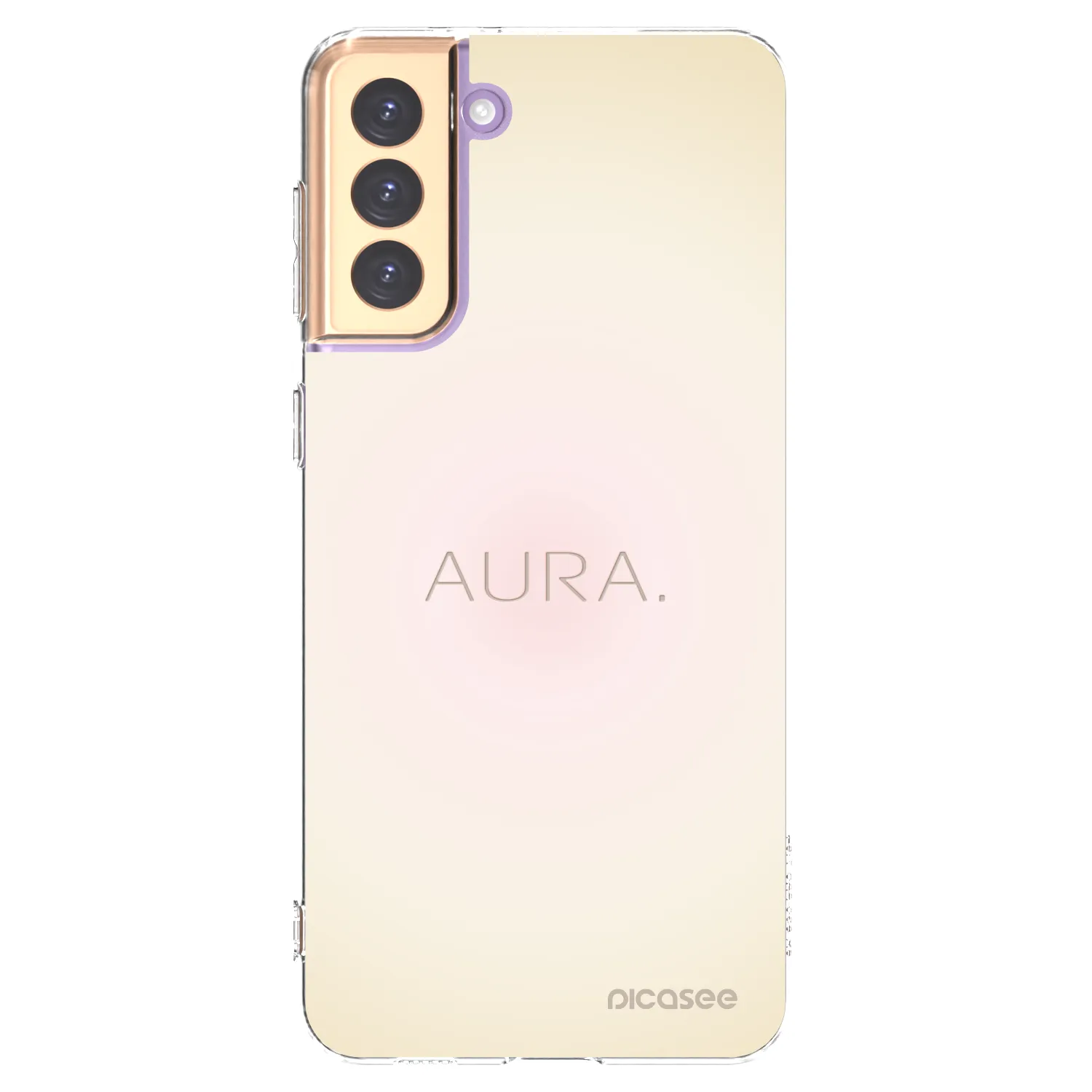Picasee silikonska prozirna maskica za Samsung Galaxy S21+ 5G G996F - Aura