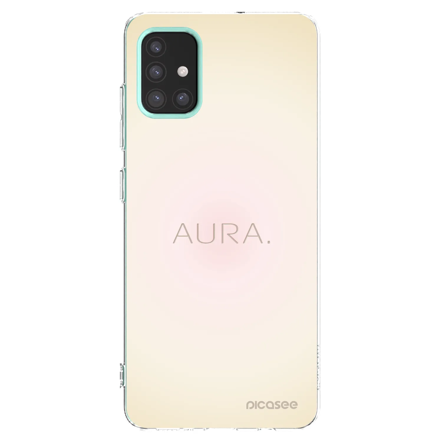 Picasee silikonska prozirna maskica za Samsung Galaxy M31s - Aura