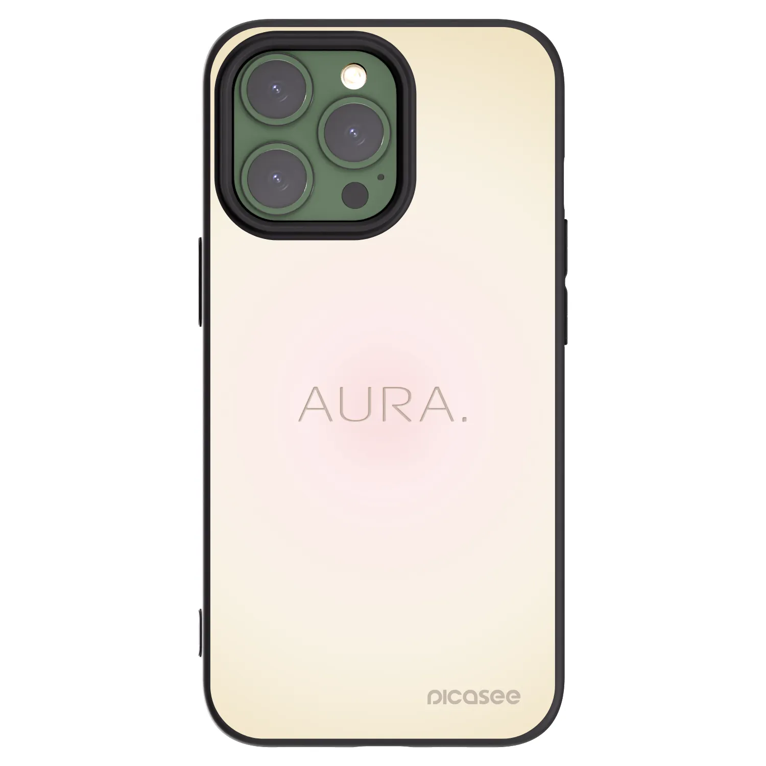 Picasee crna silikonska maskica za Apple iPhone 13 Pro - Aura