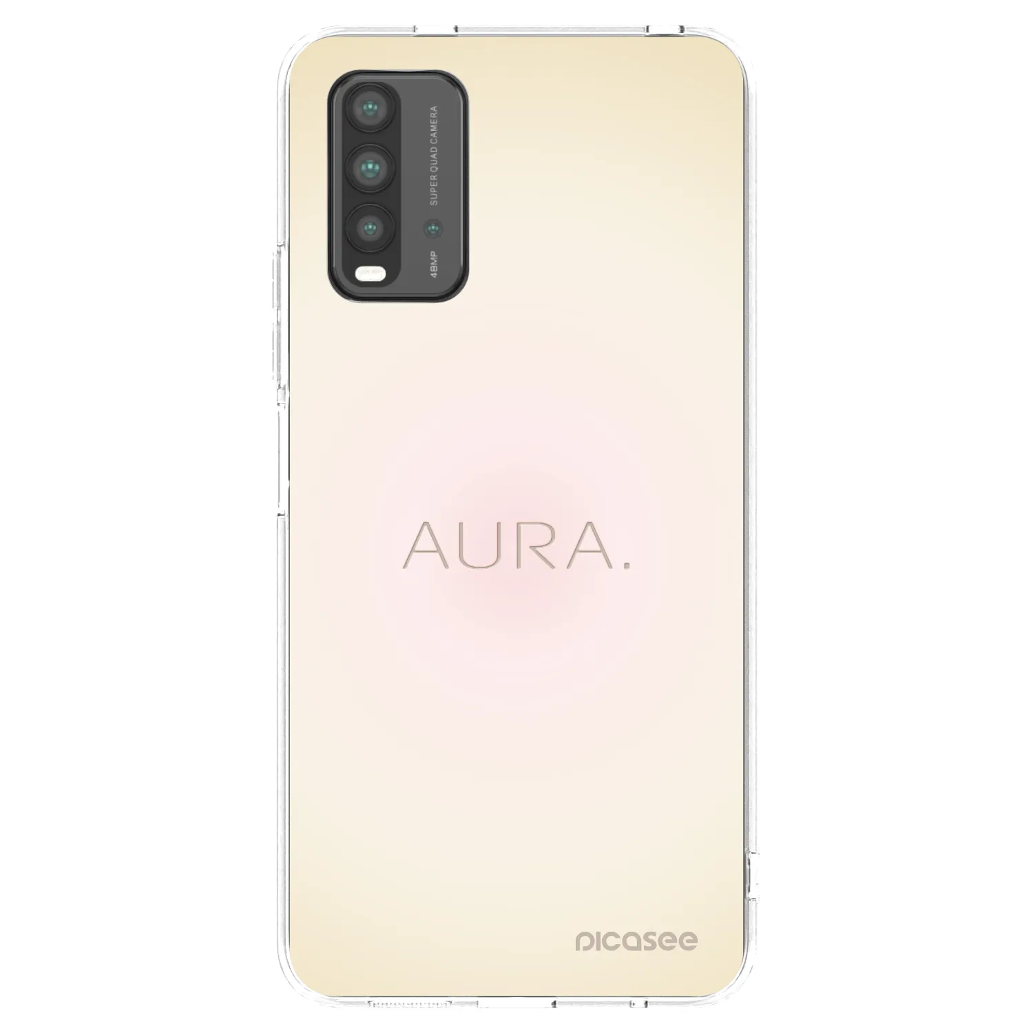 Picasee crna silikonska maskica za Xiaomi Redmi 9T - Aura