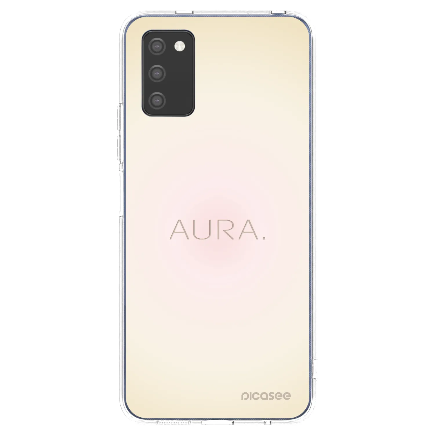 Picasee silikonska prozirna maskica za Samsung Galaxy A02s A025G - Aura