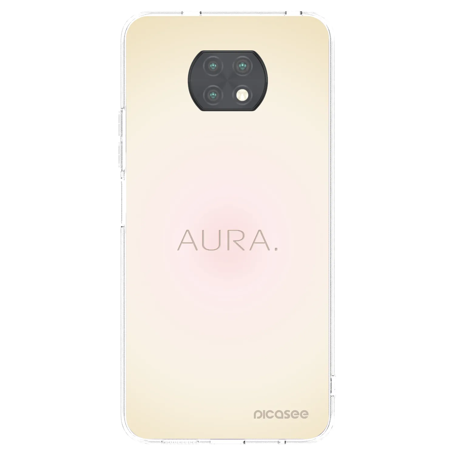 Picasee silikonska prozirna maskica za Xiaomi Redmi Note 9T - Aura