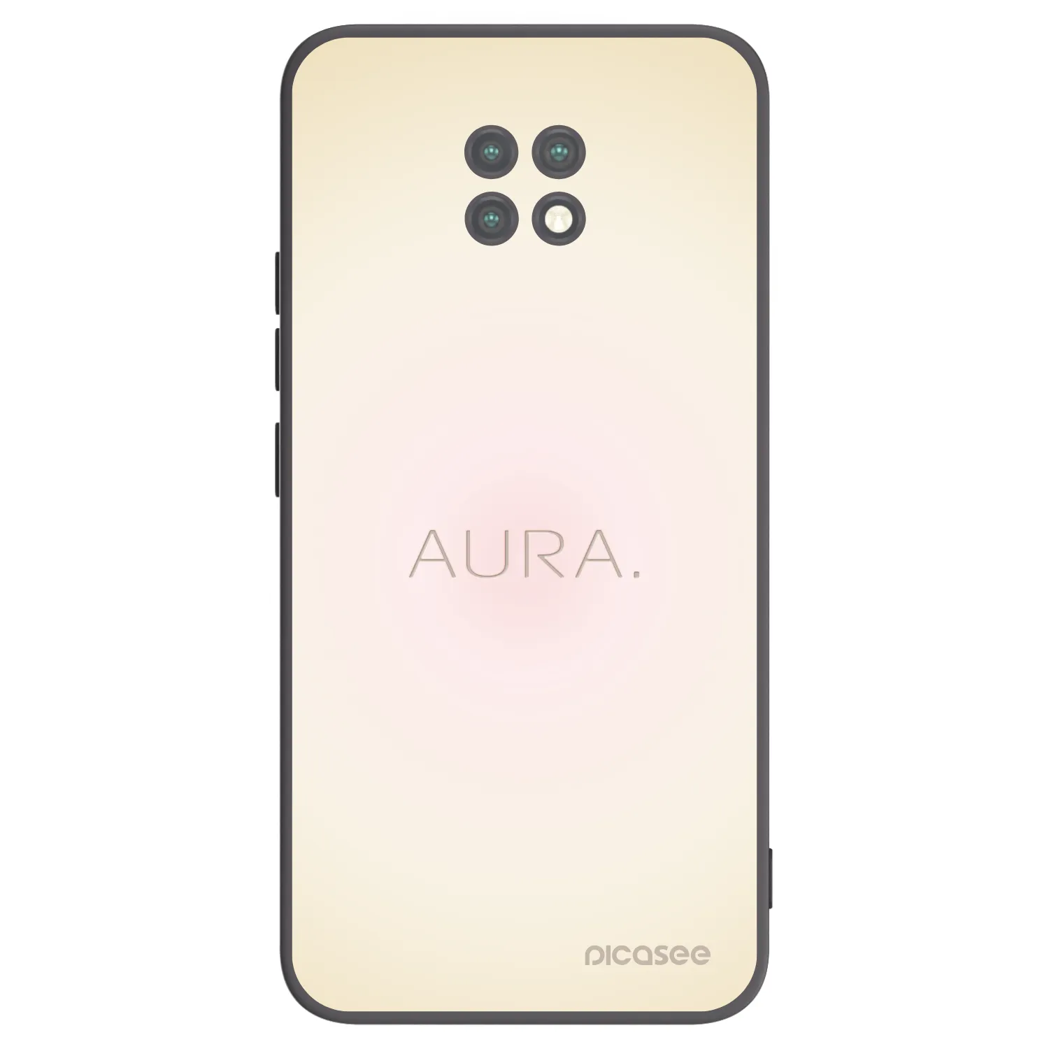 Picasee crna silikonska maskica za Xiaomi Redmi Note 9T - Aura