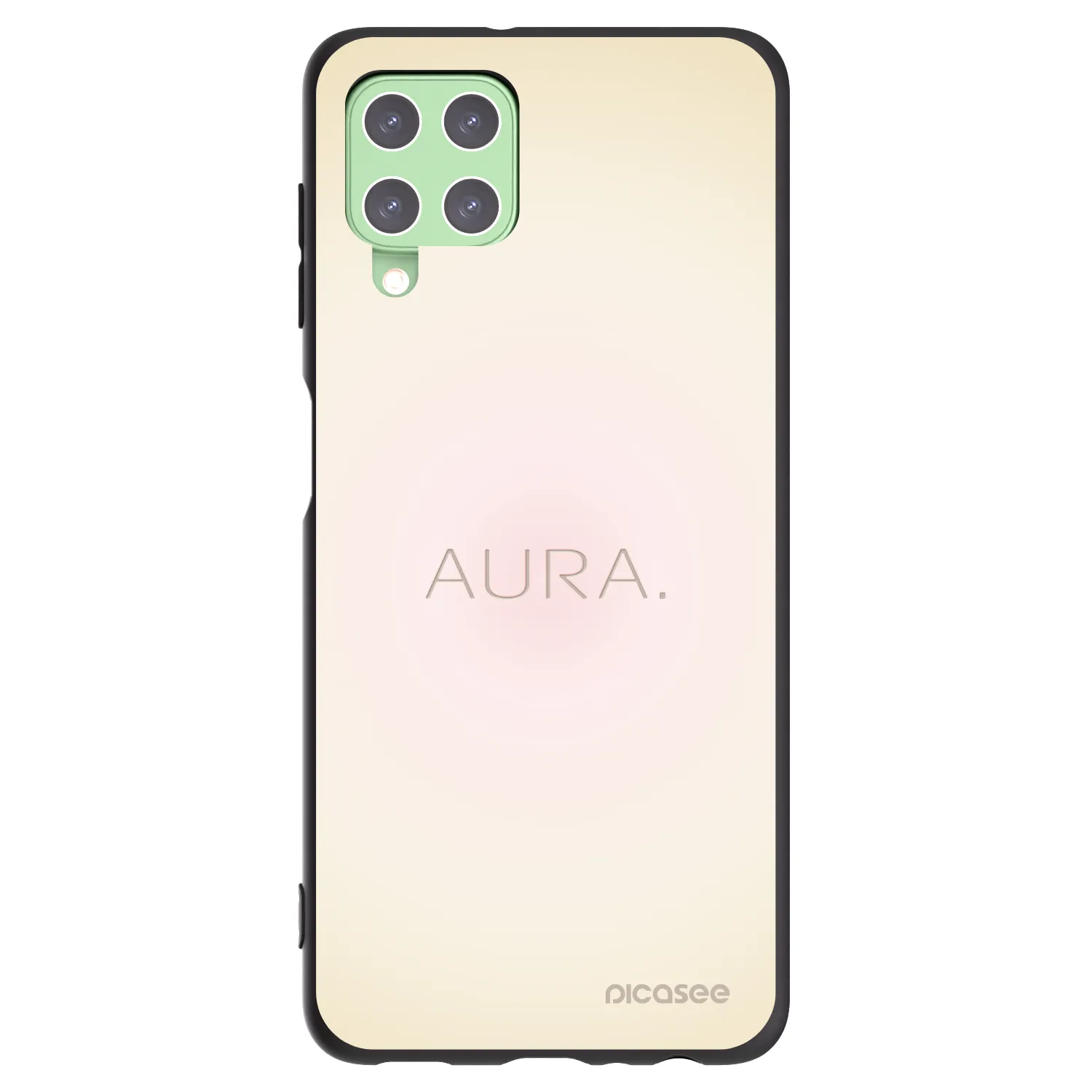 Picasee crna silikonska maskica za Samsung Galaxy A22 A225F 4G - Aura