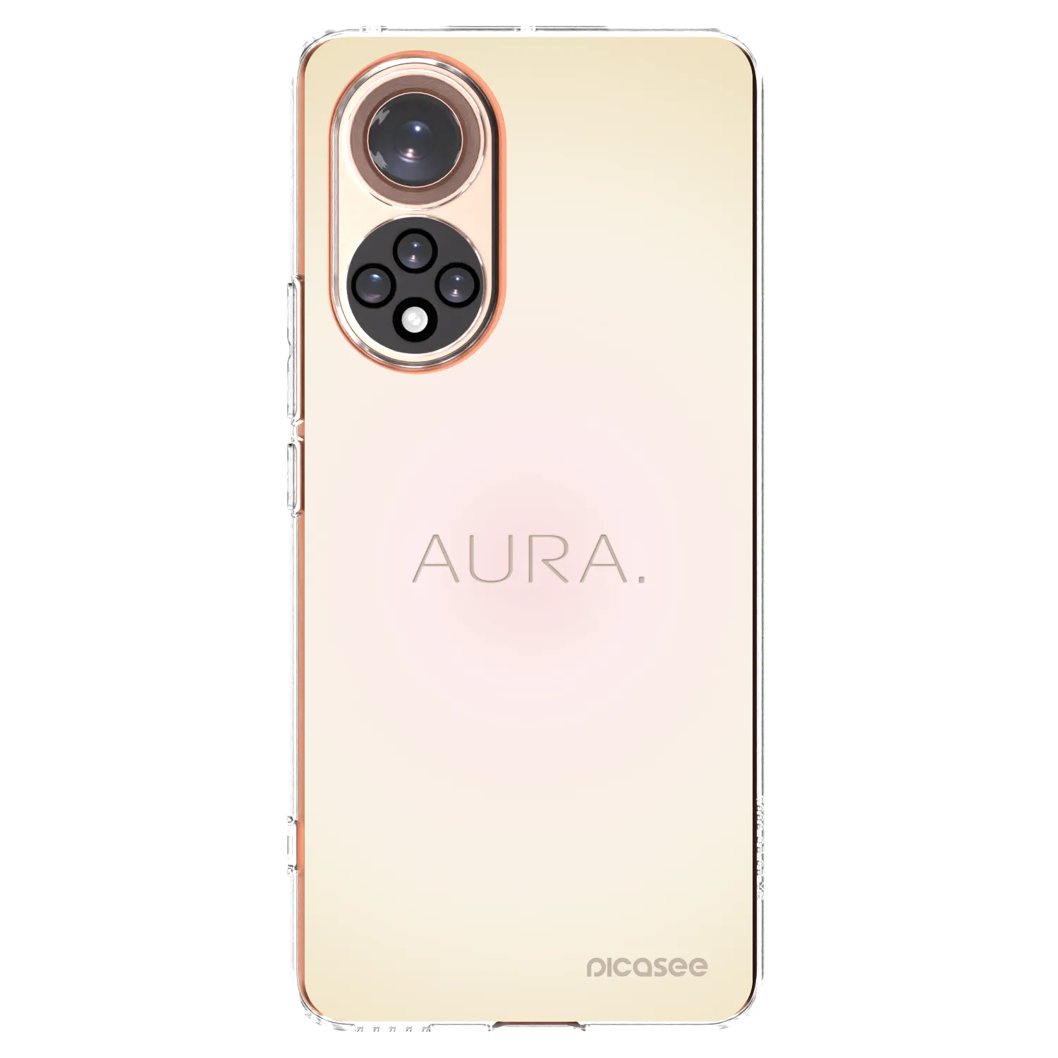 Picasee silikonska prozirna maskica za Huawei Nova 9 - Aura