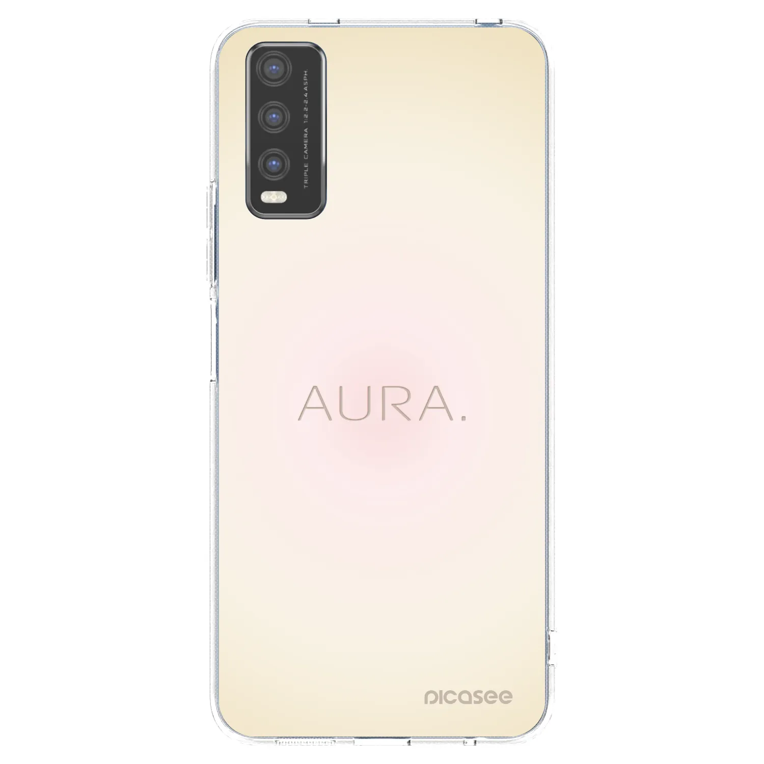 Picasee silikonska prozirna maskica za Vivo Y20s - Aura