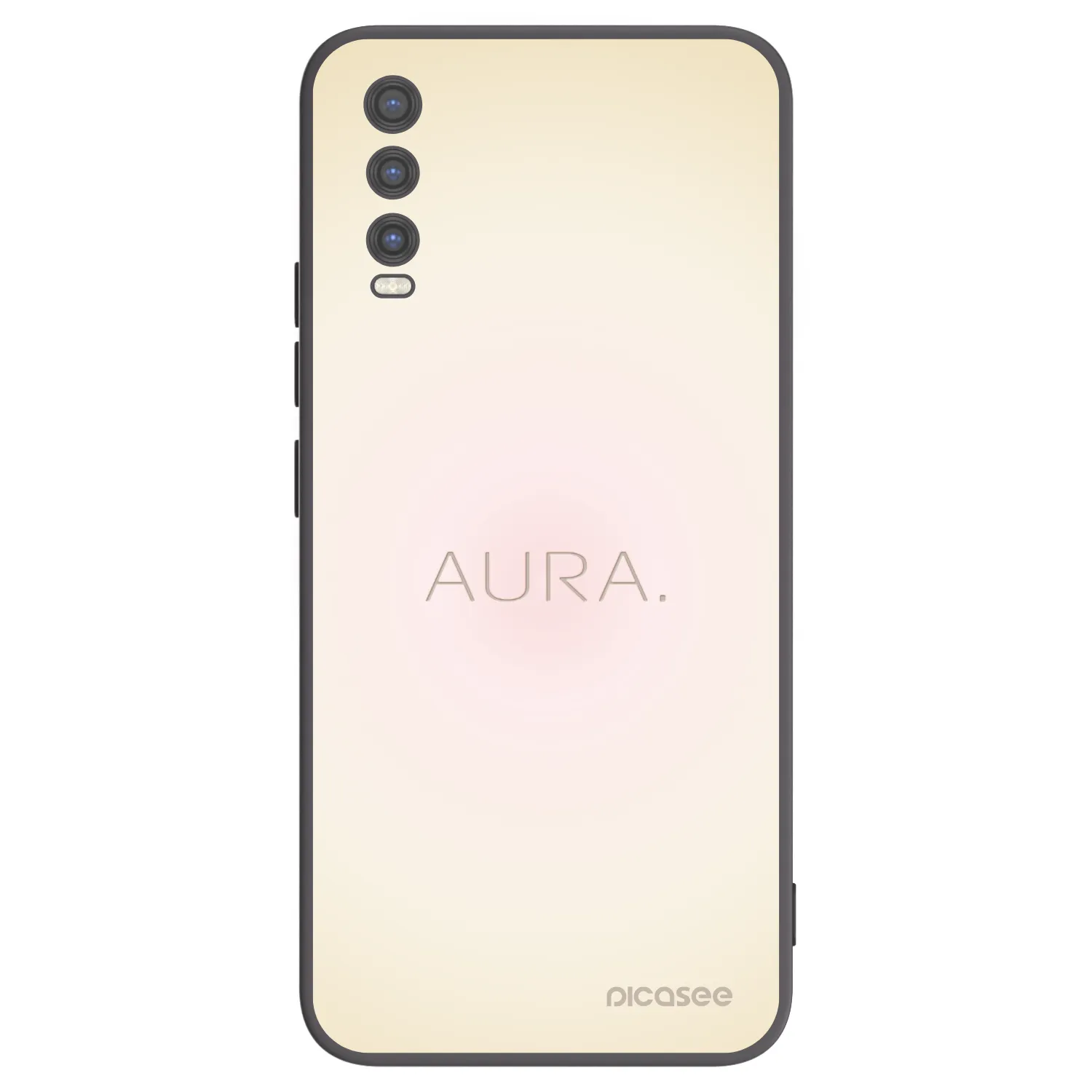 Picasee crna silikonska maskica za Vivo Y20s - Aura
