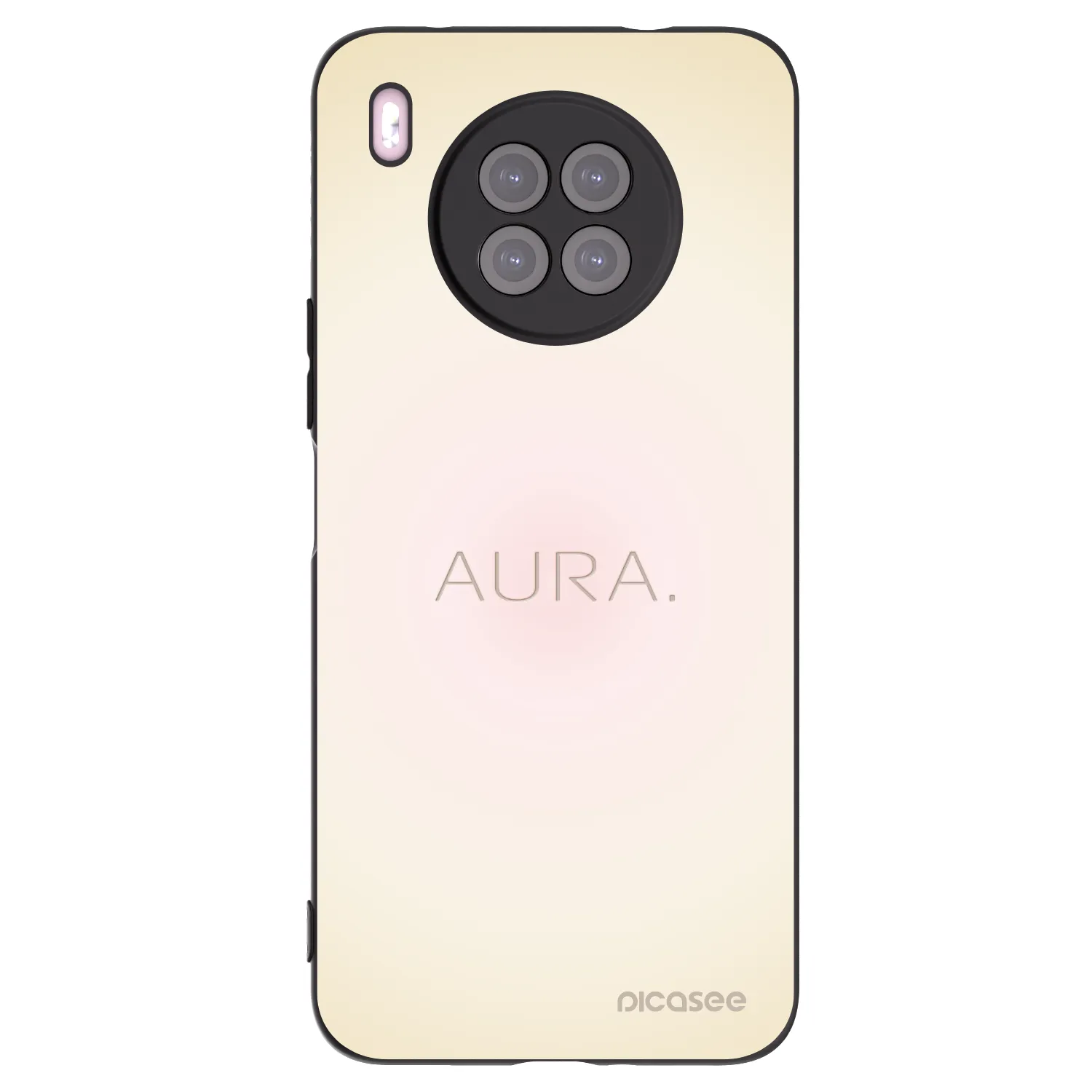 Picasee crna silikonska maskica za Huawei Nova 8i - Aura