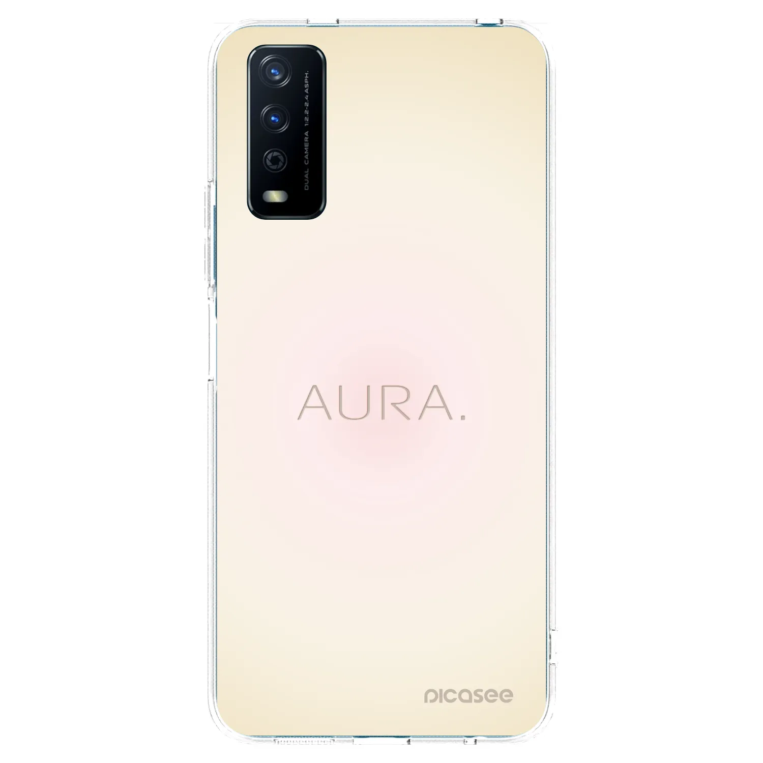 Picasee silikonska prozirna maskica za Vivo Y11s - Aura