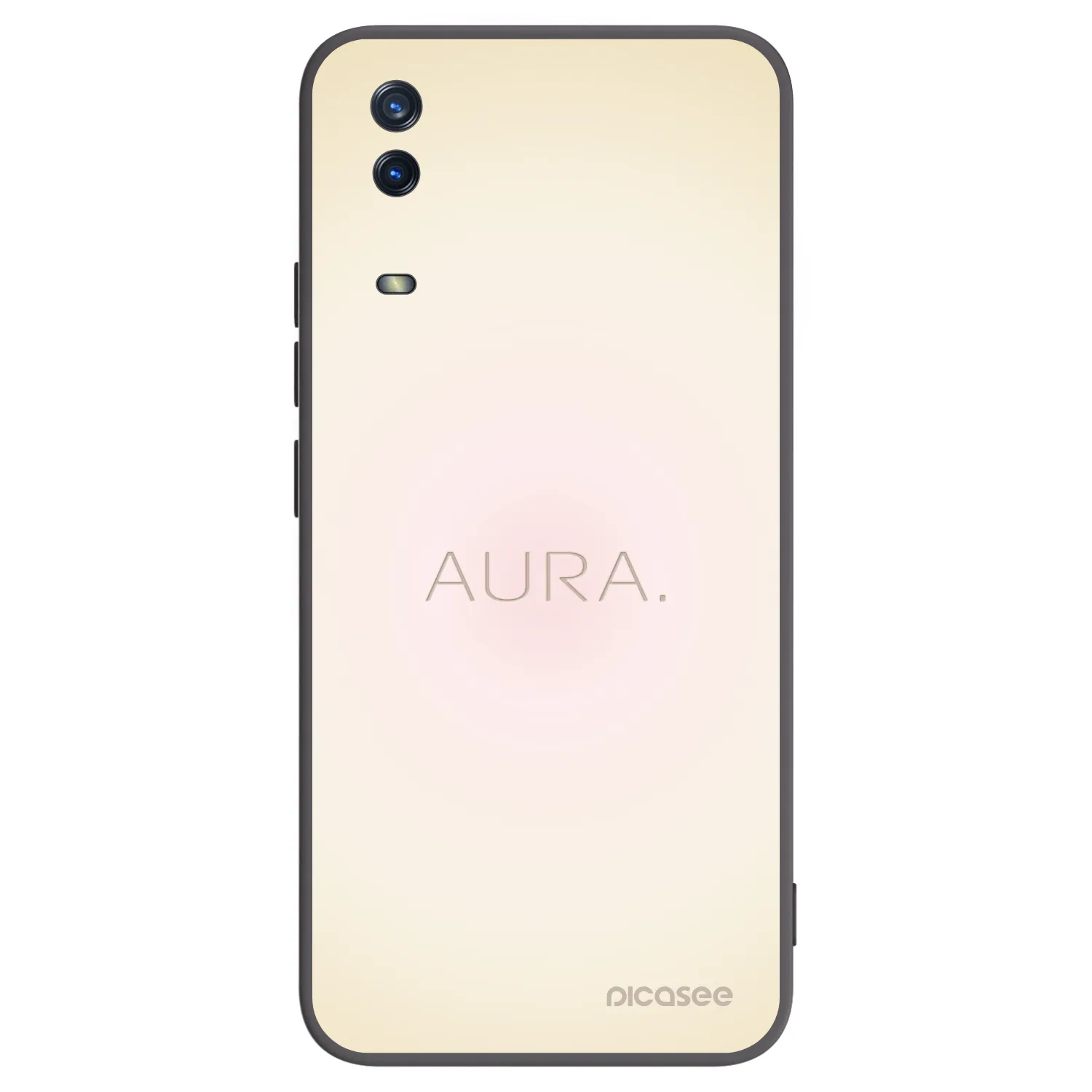 Picasee crna silikonska maskica za Vivo Y11s - Aura