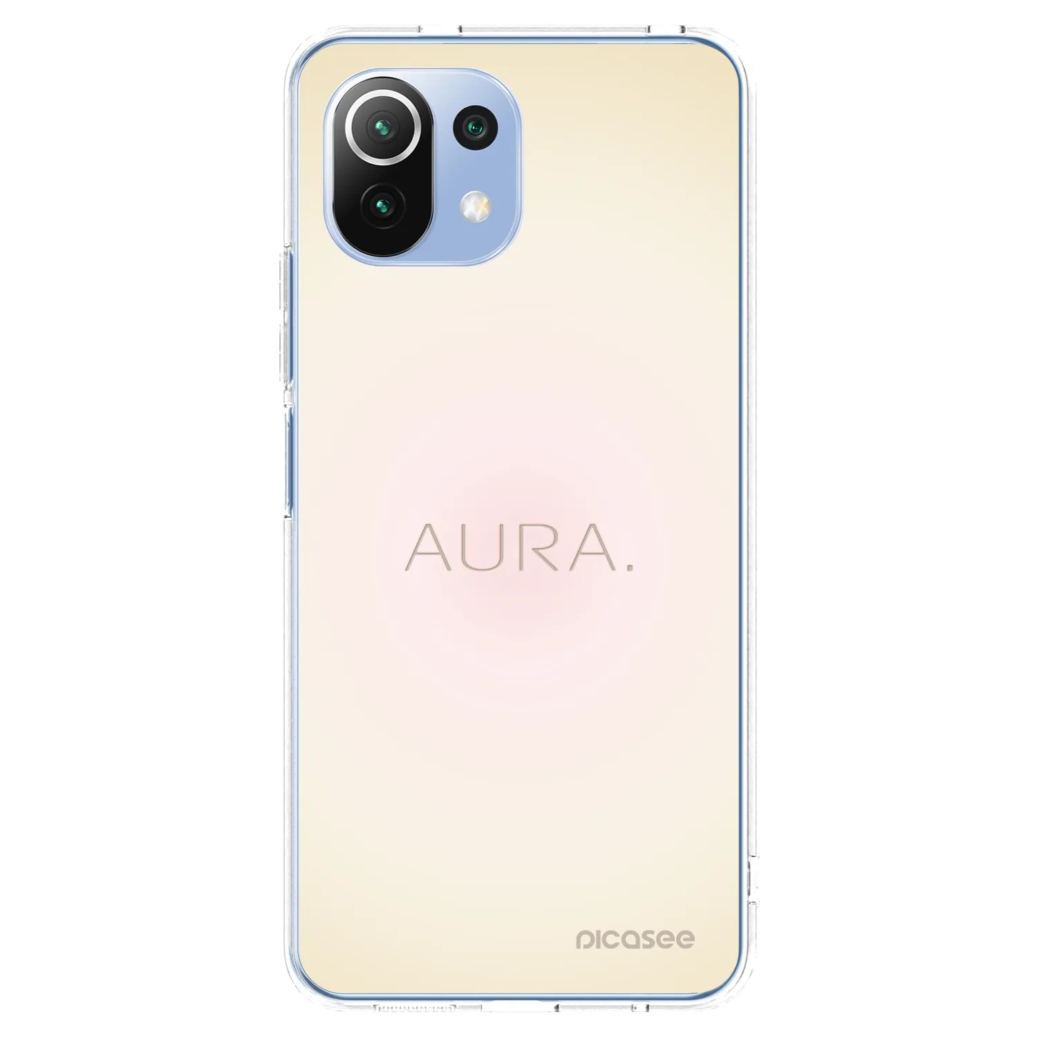 Picasee silikonska prozirna maskica za Xiaomi 11 Lite 5G NE - Aura