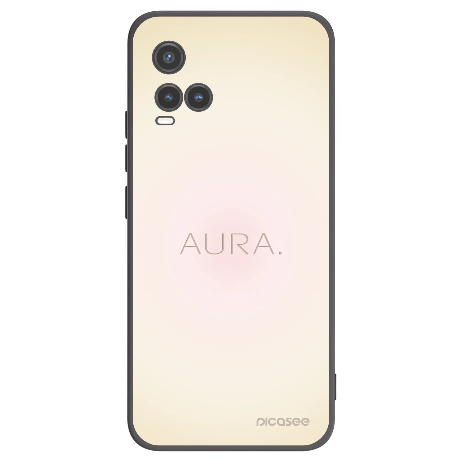 Picasee crna silikonska maskica za Vivo Y33s - Aura
