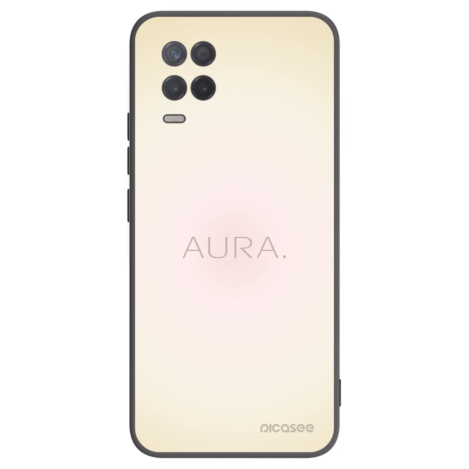 Picasee crna silikonska maskica za Realme 8 5G - Aura