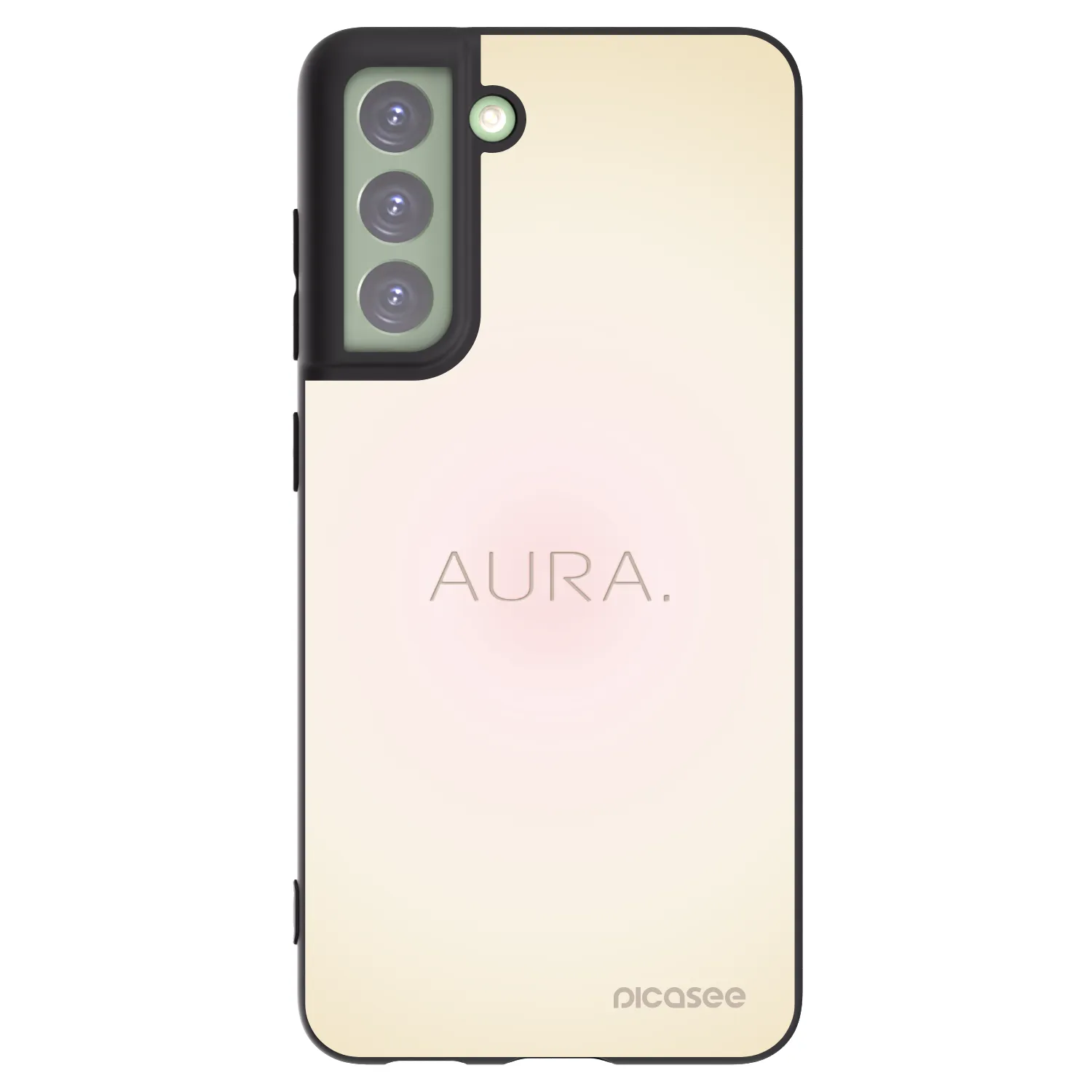 Picasee crna silikonska maskica za Samsung Galaxy S21 FE 5G - Aura