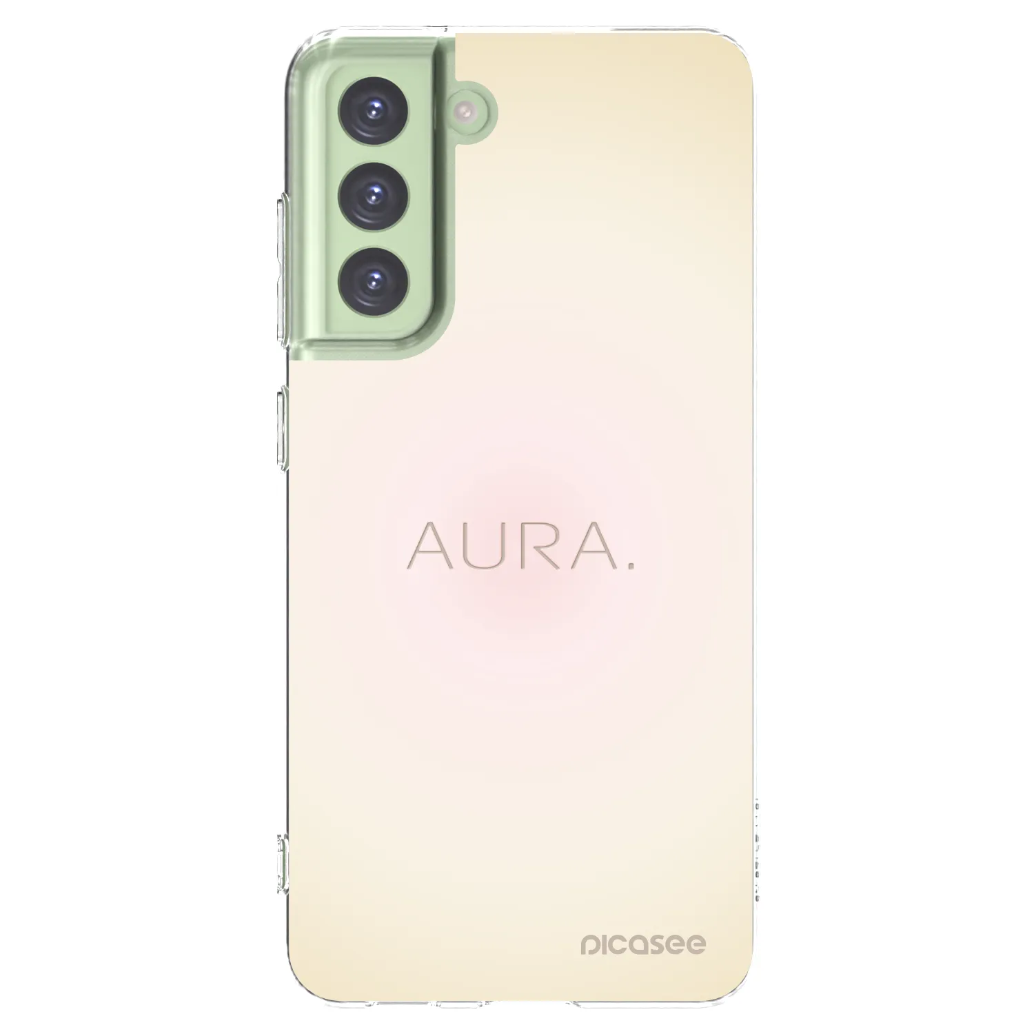 Picasee silikonska prozirna maskica za Samsung Galaxy S21 FE 5G - Aura