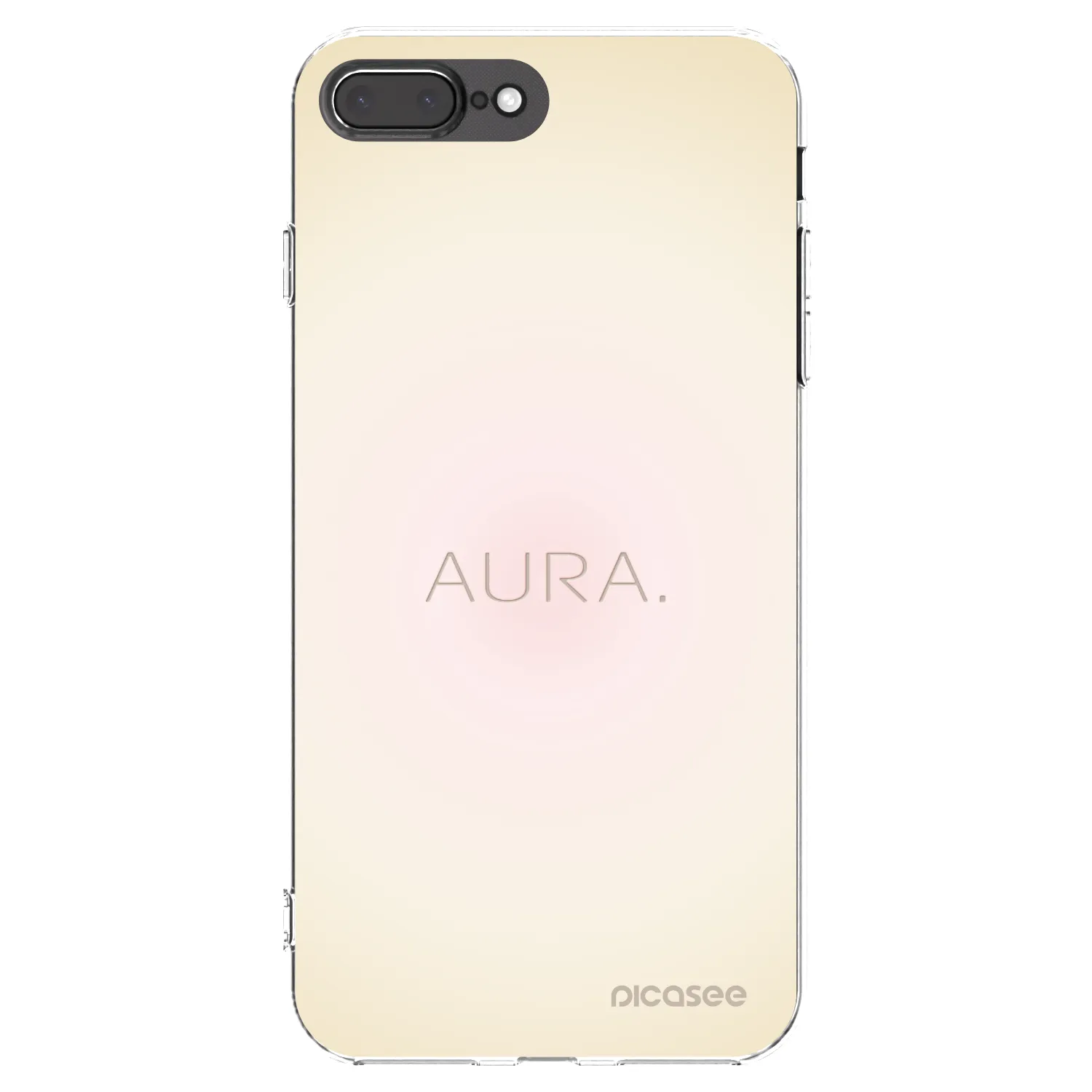 Picasee silikonska prozirna maskica za Apple iPhone 7 Plus - Aura