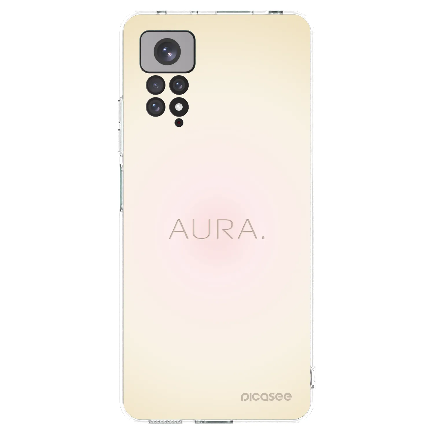 Picasee silikonska prozirna maskica za Xiaomi Redmi Note 11 - Aura