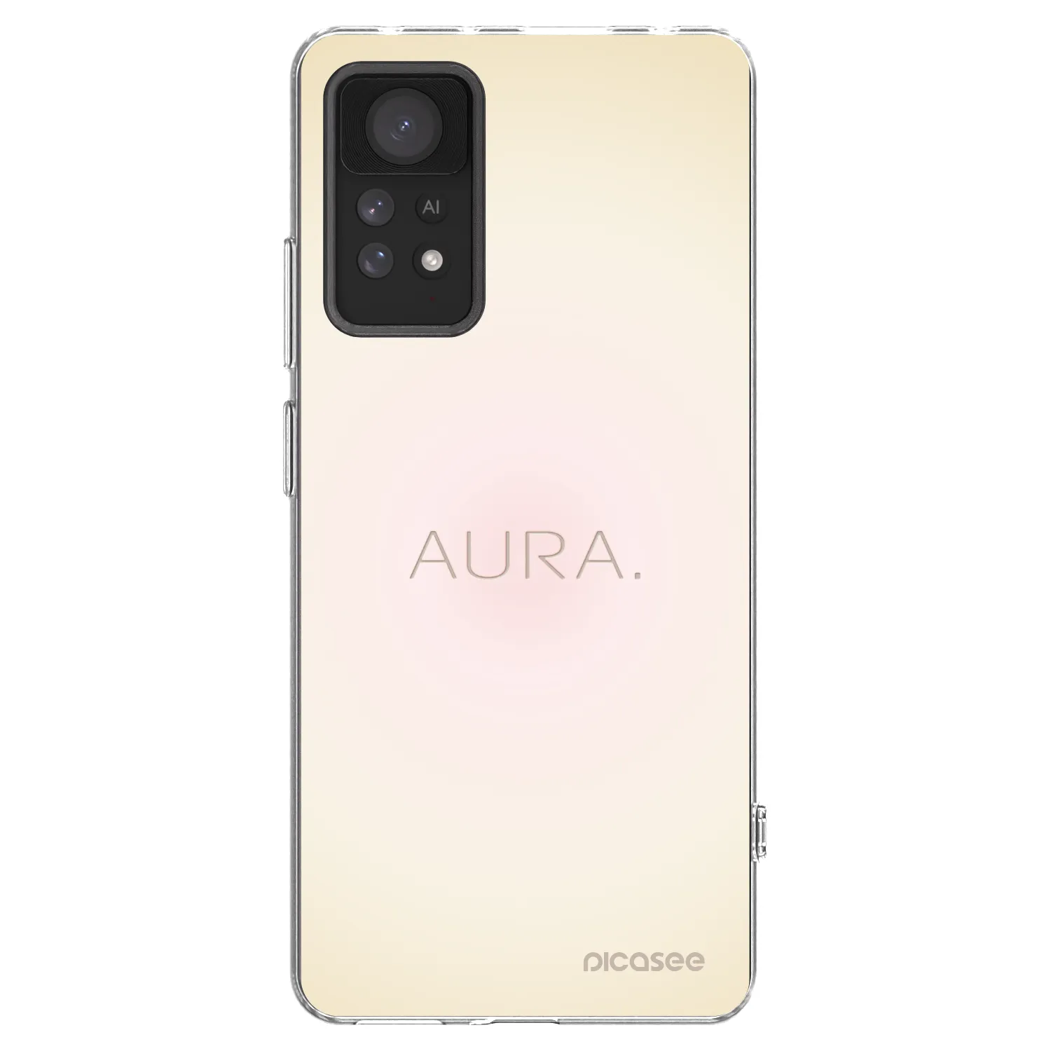 Picasee silikonska prozirna maskica za Xiaomi Redmi Note 11 Pro - Aura