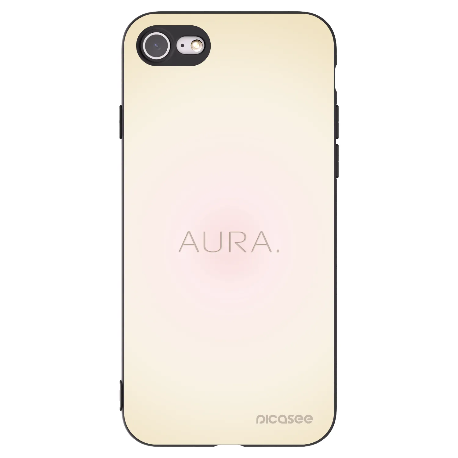 Picasee crna silikonska maskica za Apple iPhone SE 2022 - Aura