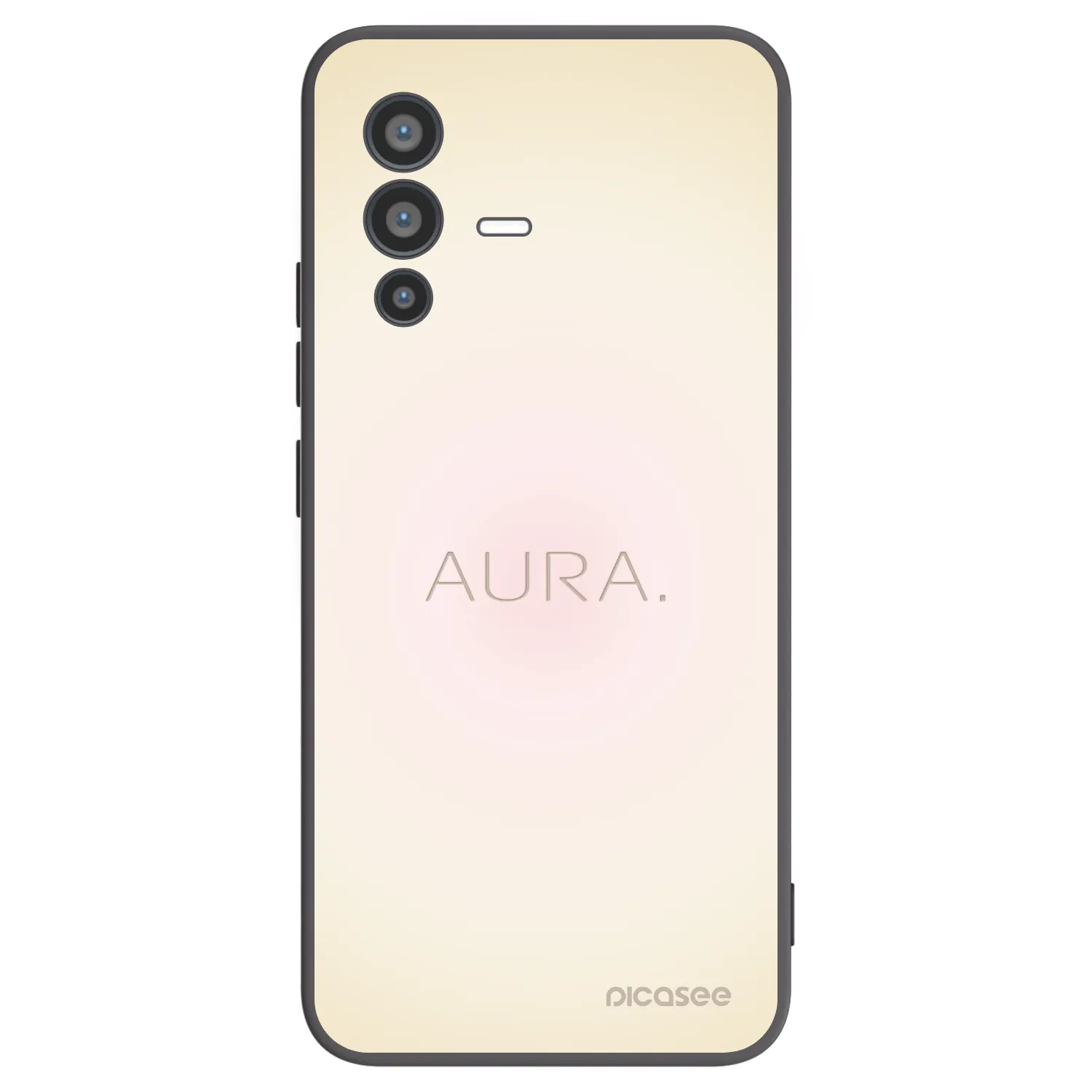 Picasee crna silikonska maskica za Vivo V23 5G - Aura