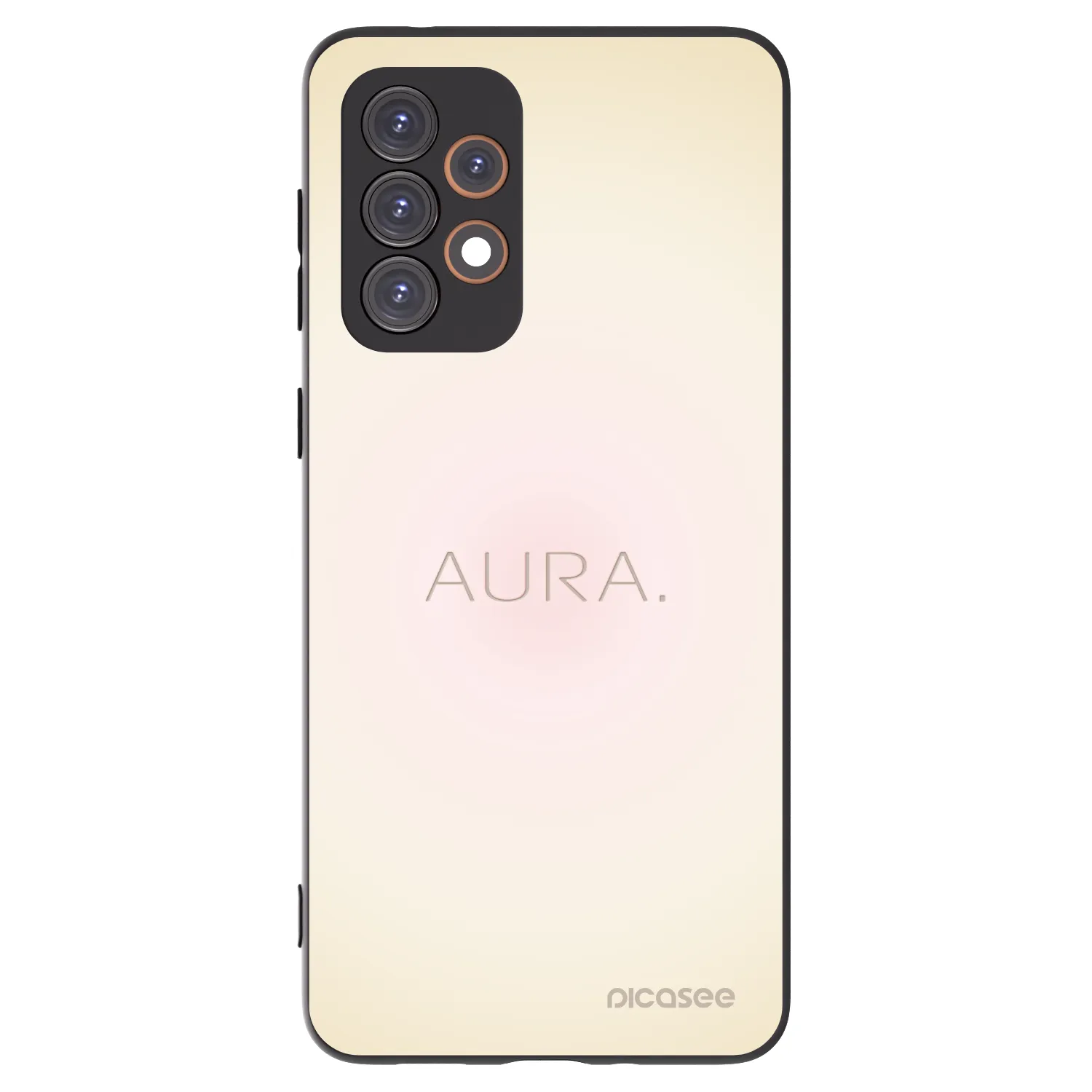 Picasee crna silikonska maskica za Samsung Galaxy A33 5G A336 - Aura